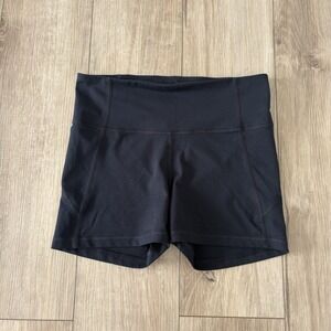 Under Armour Womens Spandex Bike Shorts Black Compression Size M